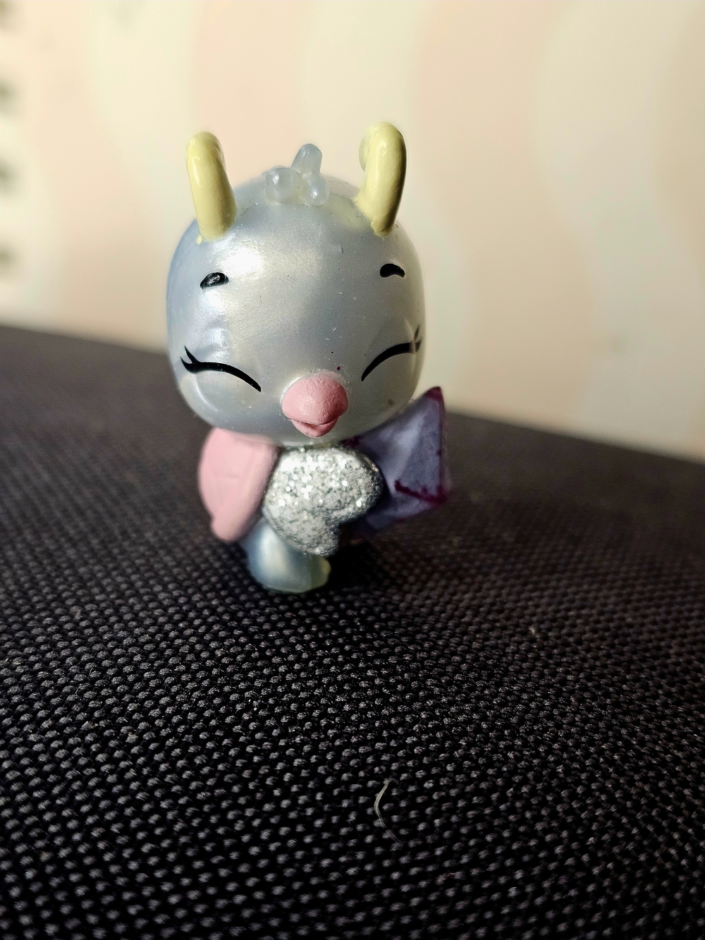 Silver and Pink Cute Animal Figurine Toy - Kids Action Figure